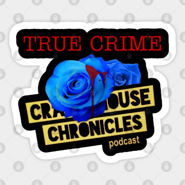 Blue Rose CHC Sticker by crackhousechronicles